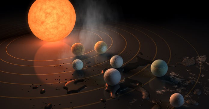 NASA a descoperit 7 planete de dimensiunea Terrei