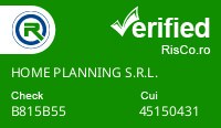 Date firma HOME PLANNING S.R.L. - Risco Verified