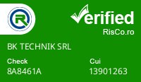Date firma BK TECHNIK SRL - Risco Verified