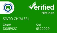 Date firma SINTO CHIM SRL - Risco Verified